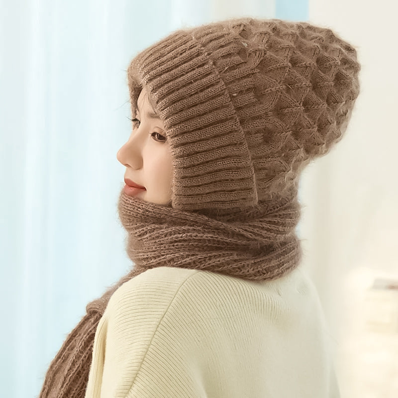 Armel™ | Bonnet et écharpe coupe-vent doublés en polaire
