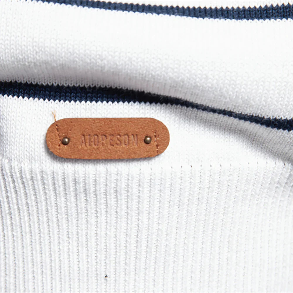 Gideon™ | Pull Rayé Marin