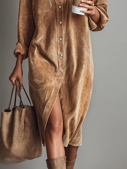 Élodie™ | Robe Midi Velours