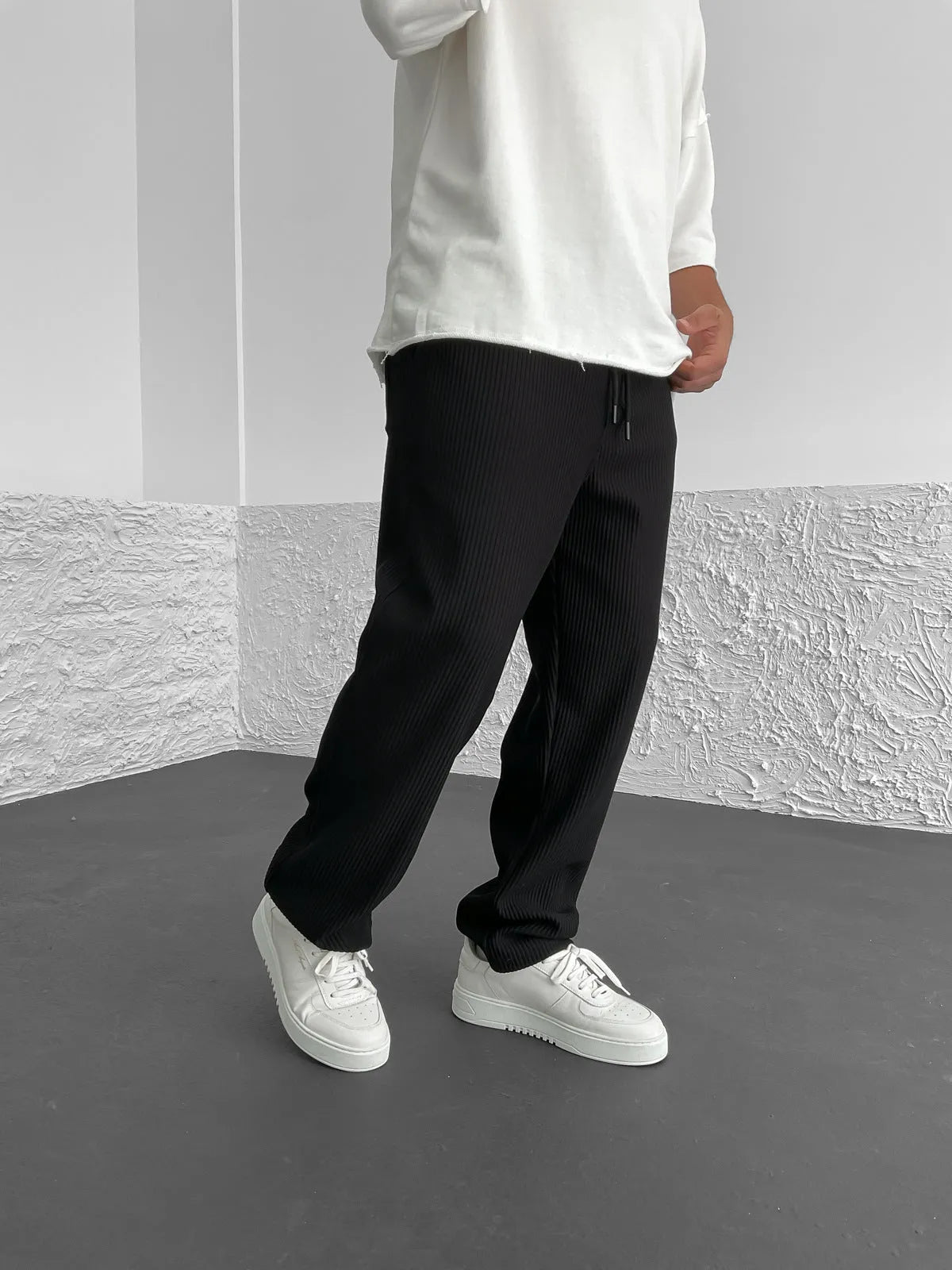 Sami™ | Pantalon confortable côtelé en spandex