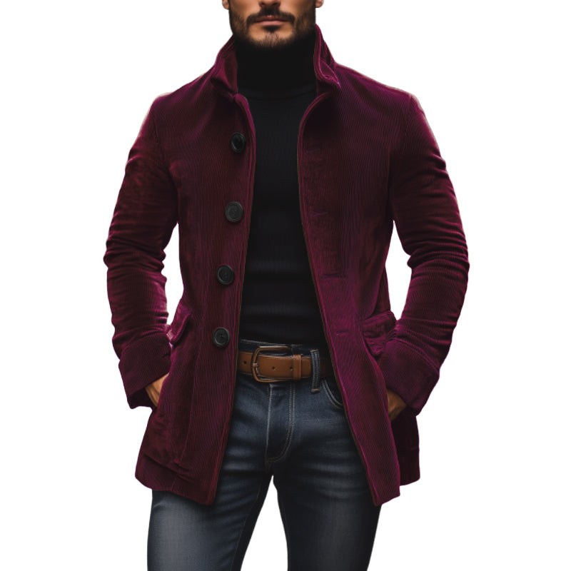 Maxence™ | Veste en Velours Côtelé Décontractée