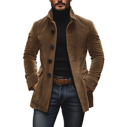 Maxence™ | Veste en Velours Côtelé Décontractée