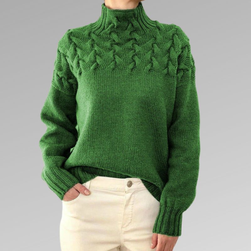 Victoire™ | Pull Maille Torsadée Élégante