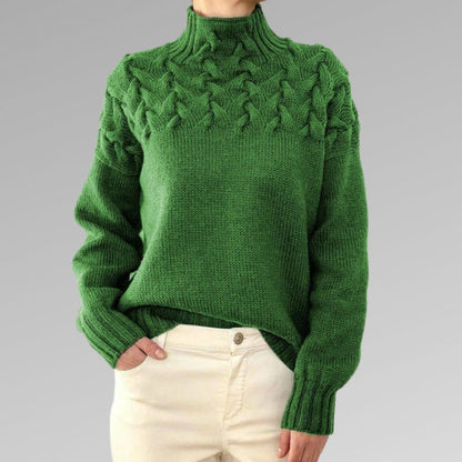Victoire™ | Pull Maille Torsadée Élégante