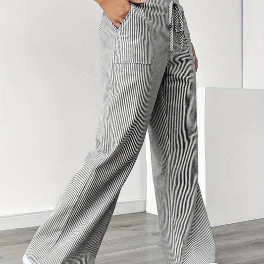 Riviera™ | Pantalon fluide à rayures pour un confort estival