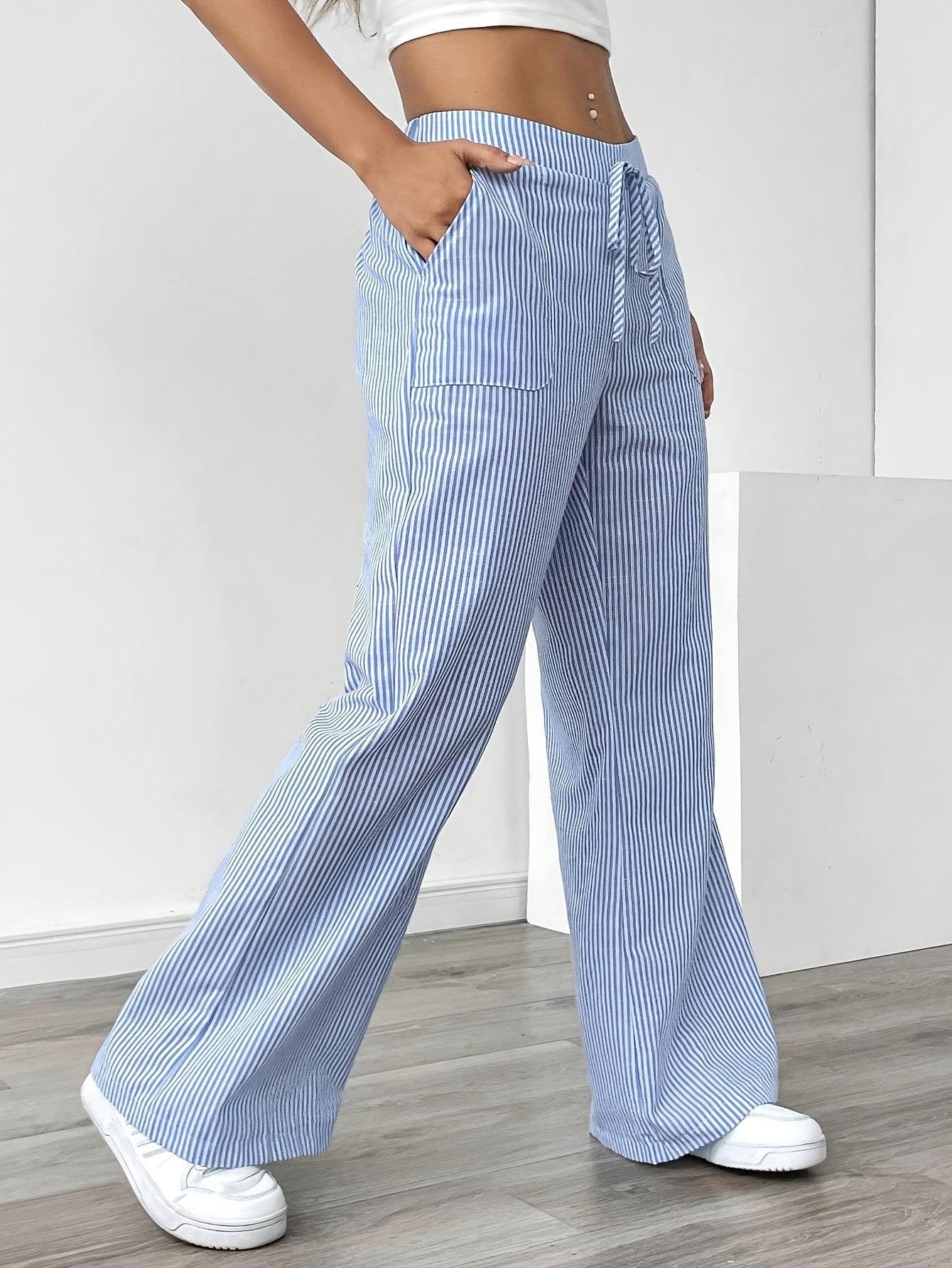 Riviera™ | Pantalon fluide à rayures pour un confort estival