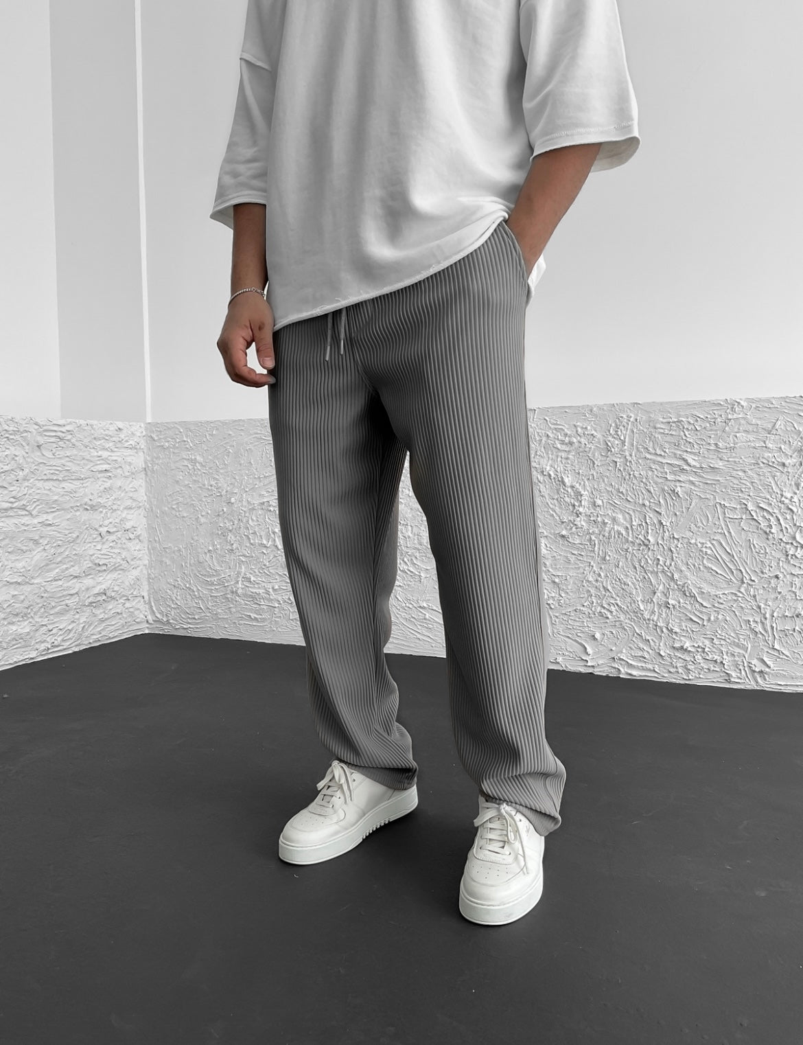 Sami™ | Pantalon confortable côtelé en spandex