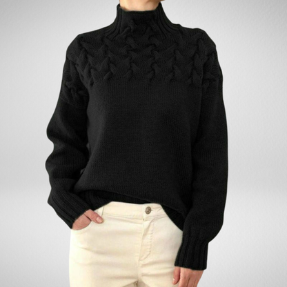 Victoire™ | Pull Maille Torsadée Élégante