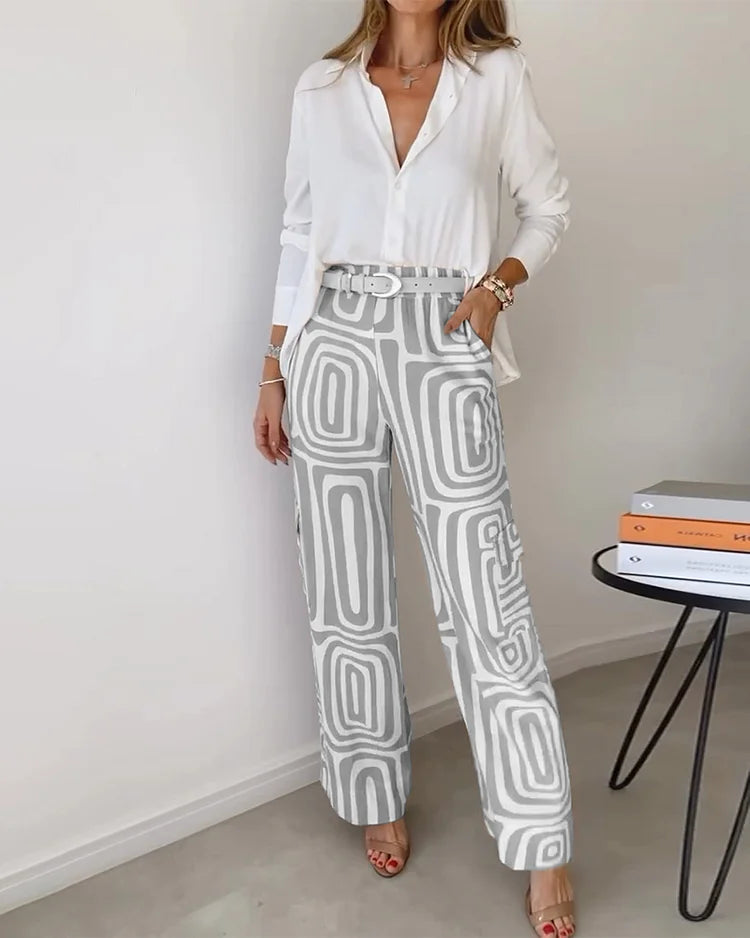 Olivia™ | Ensemble Élégant Deux Pièces