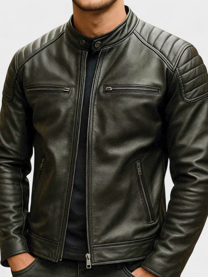 Troels™ | Veste en cuir vintage pour homme