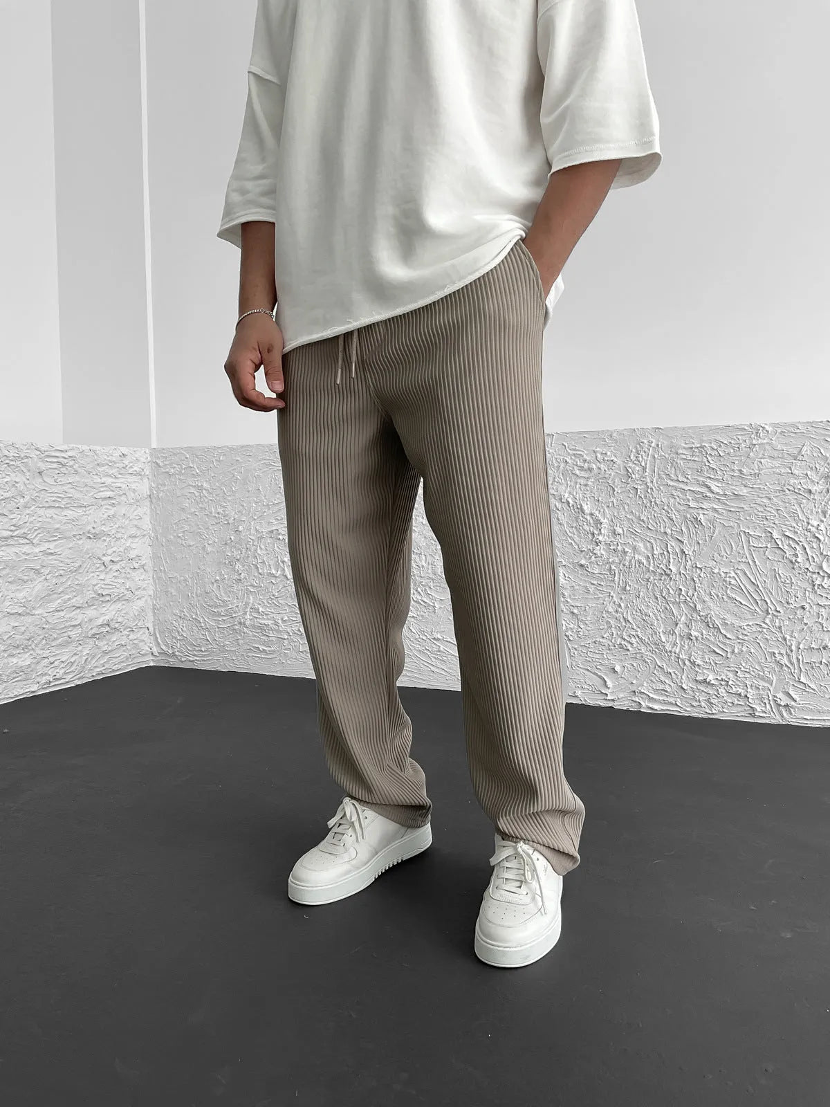 Sami™ | Pantalon confortable côtelé en spandex