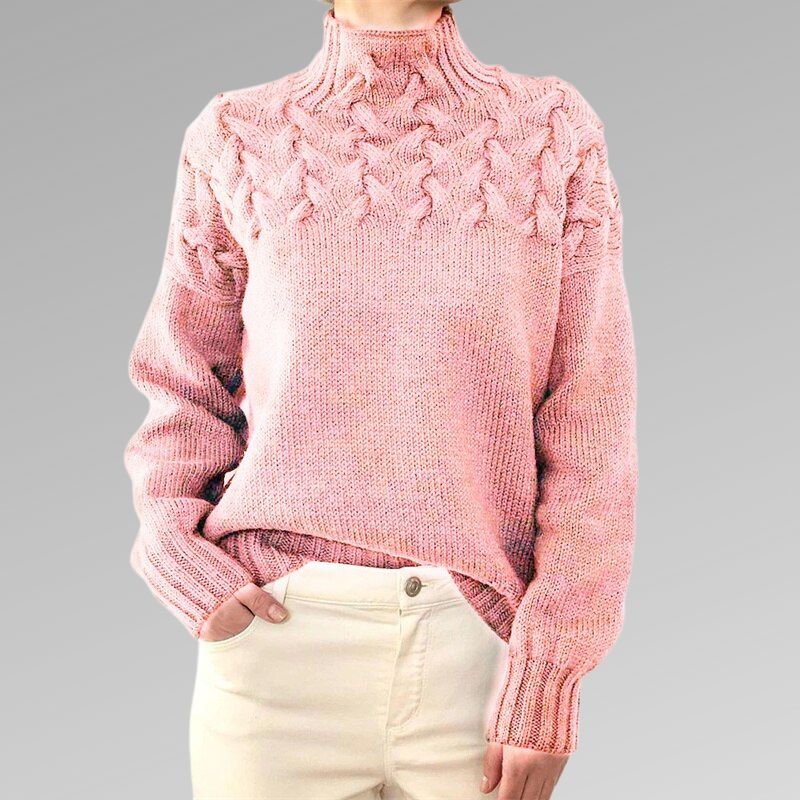 Victoire™ | Pull Maille Torsadée Élégante