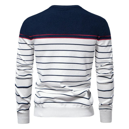 Gideon™ | Pull Rayé Marin