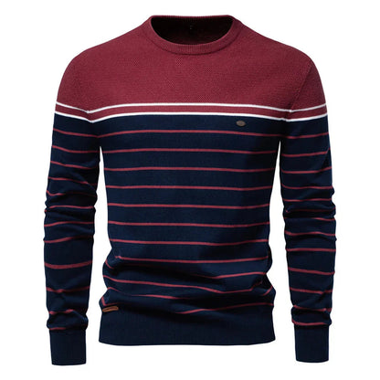Gideon™ | Pull Rayé Marin