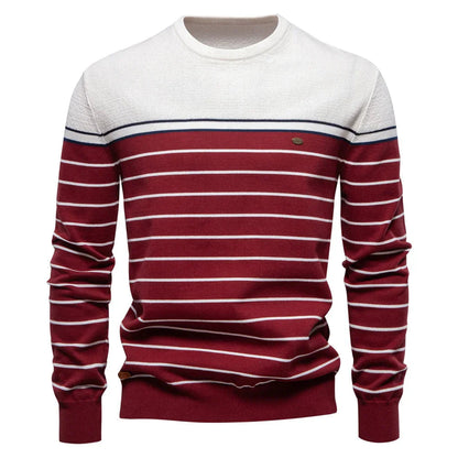 Gideon™ | Pull Rayé Marin