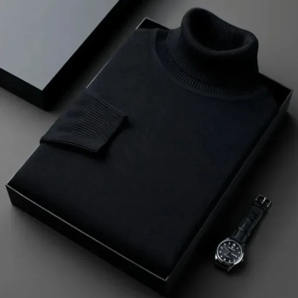 Alioth™ | Pull Col Roulé Élégant en Cachemire