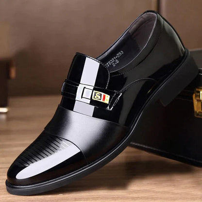 Ugo™ | Chaussures Homme en Cuir Verni de Luxe