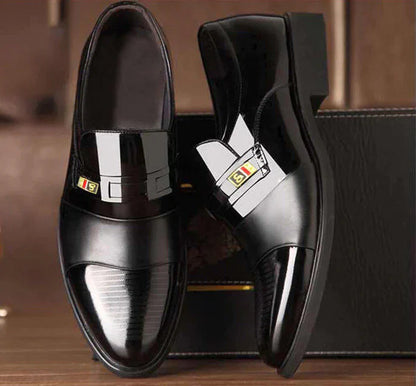 Ugo™ | Chaussures Homme en Cuir Verni de Luxe