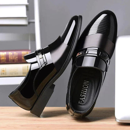 Ugo™ | Chaussures Homme en Cuir Verni de Luxe
