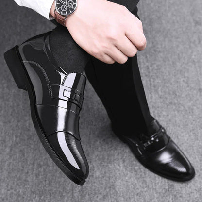 Ugo™ | Chaussures Homme en Cuir Verni de Luxe