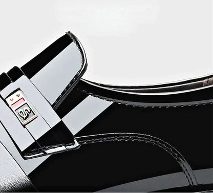 Ugo™ | Chaussures Homme en Cuir Verni de Luxe