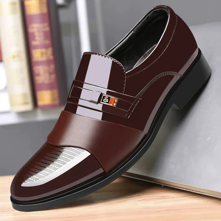 Ugo™ | Chaussures Homme en Cuir Verni de Luxe