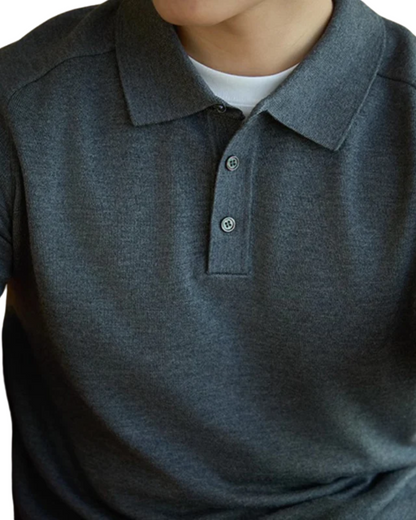 Bellagio™ | Polo Élégant en Laine Mérinos
