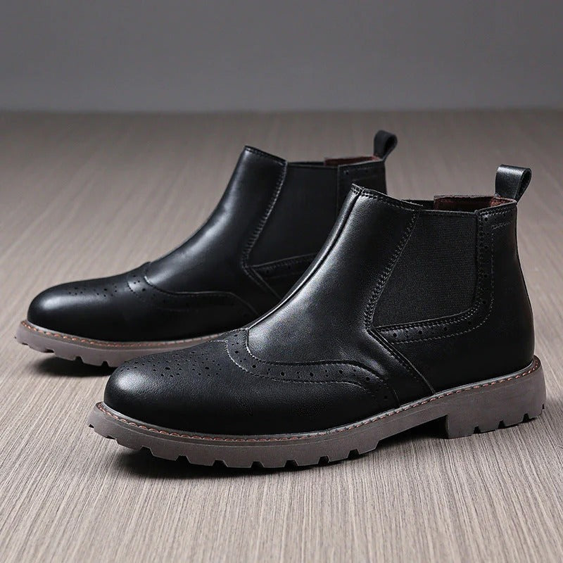 Stanislas™ | Brogue avec Semelle en Caoutchouc