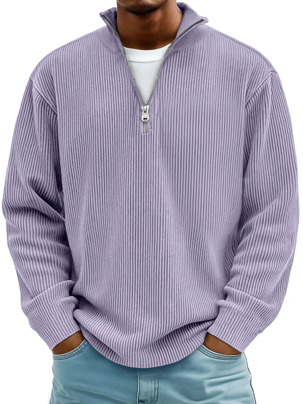 Valmorin™ | Pull à mi-zip en tissu premium