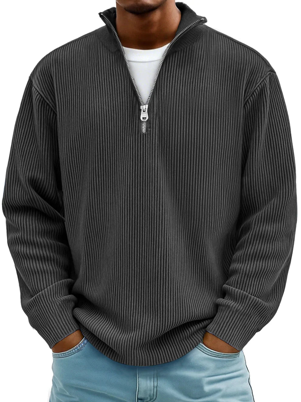 Valmorin™ | Pull à mi-zip en tissu premium