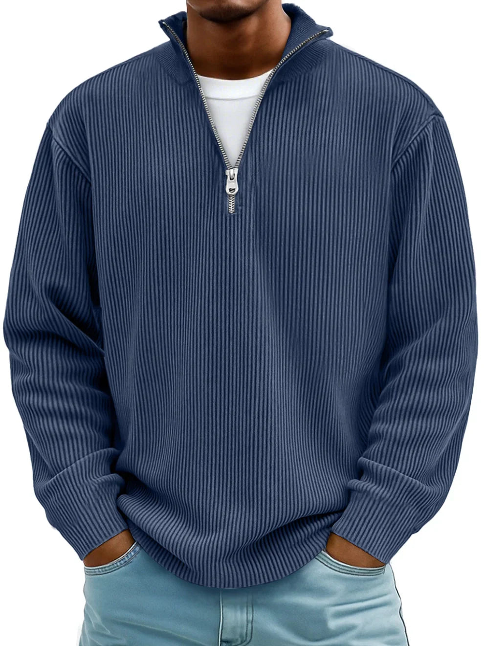 Valmorin™ | Pull à mi-zip en tissu premium
