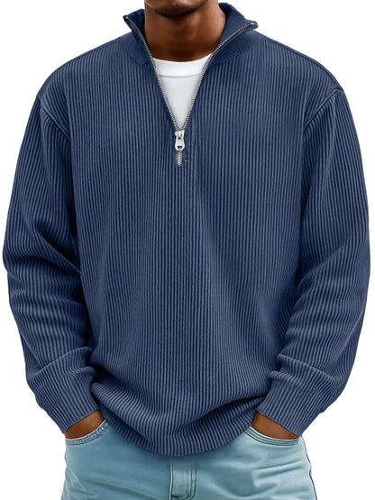 Valmorin™ | Pull à mi-zip en tissu premium