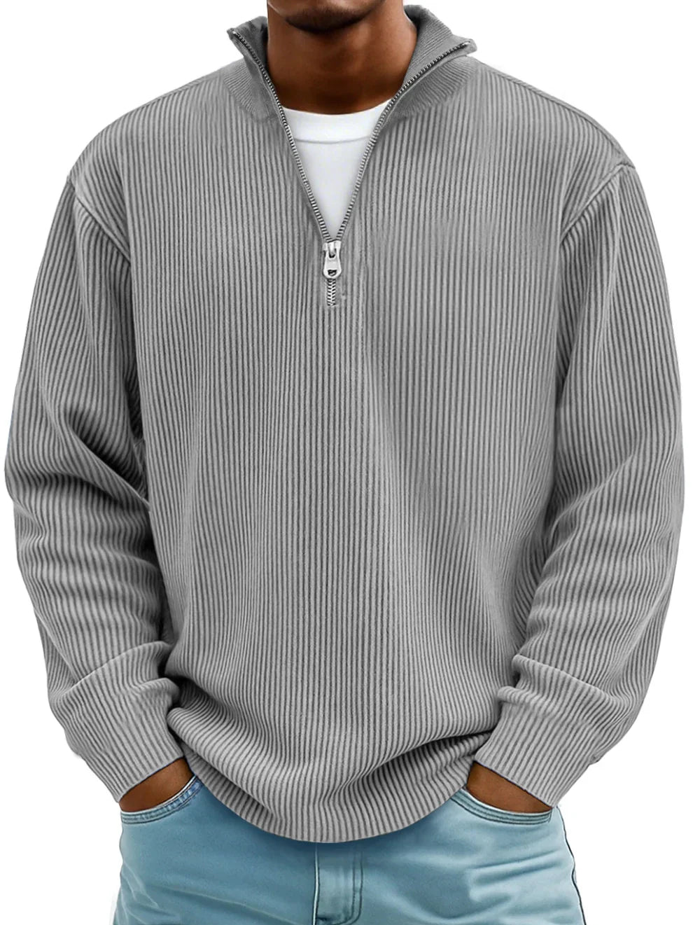 Valmorin™ | Pull à mi-zip en tissu premium