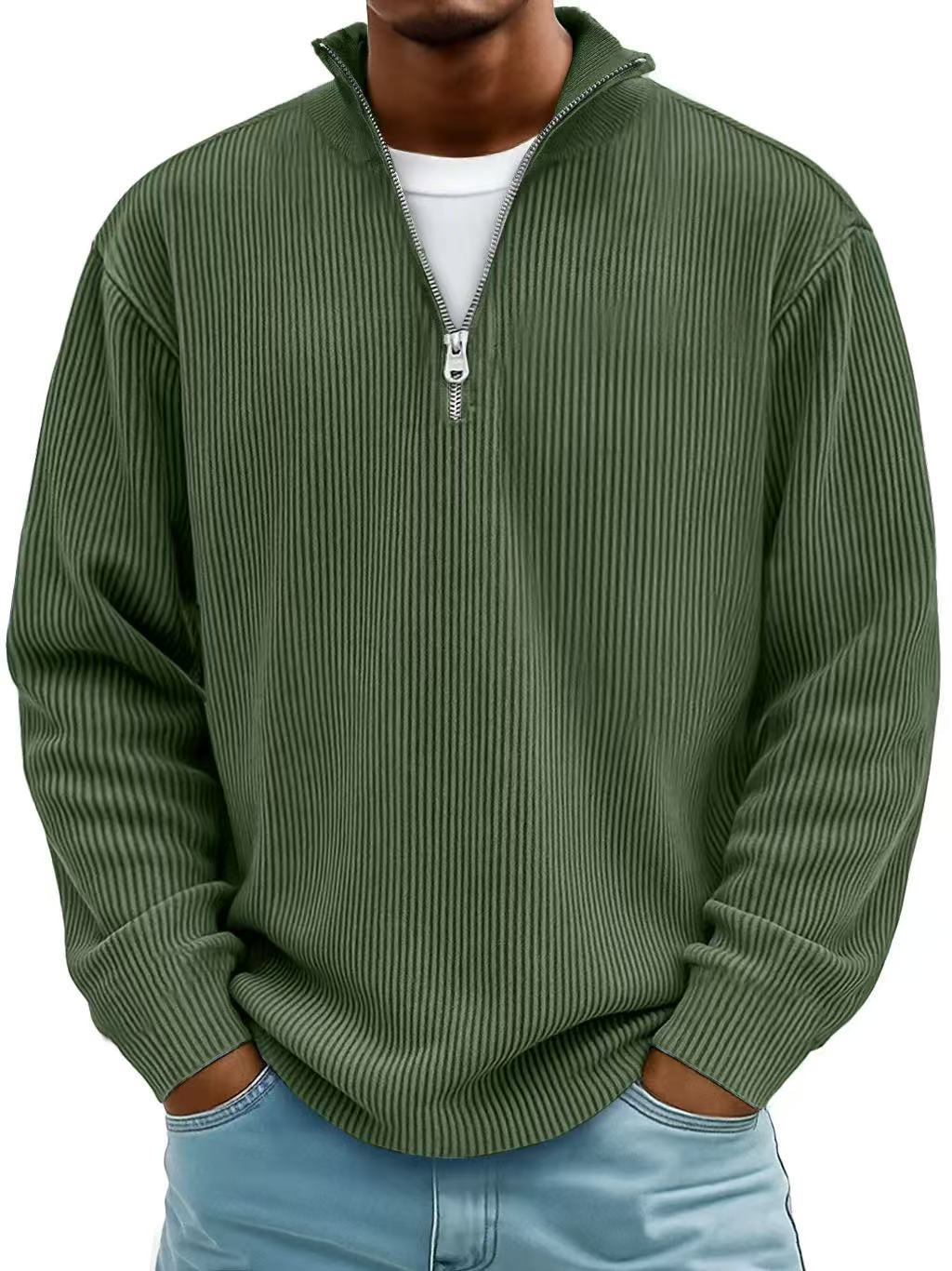 Valmorin™ | Pull à mi-zip en tissu premium