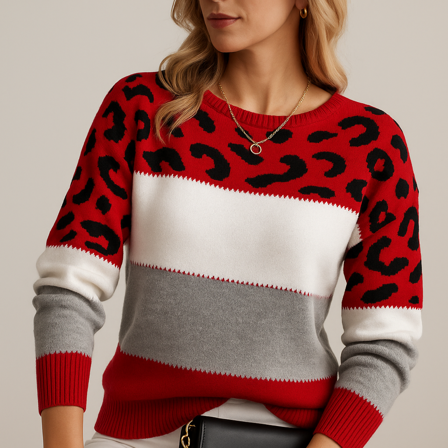 Susanne™ | Pull Léopard Élégance