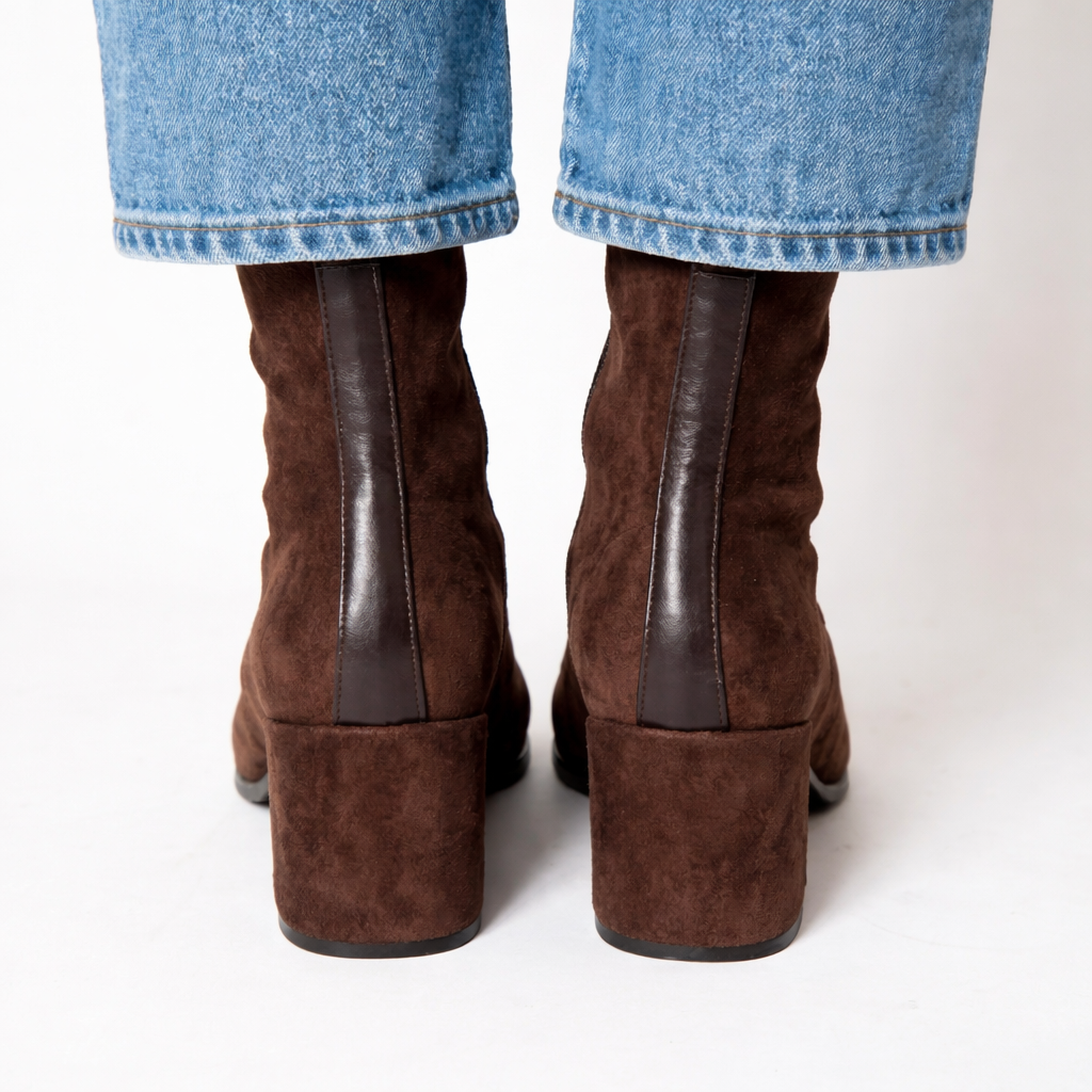 Isa™ | Bottines Élégantes à Talons Carrés