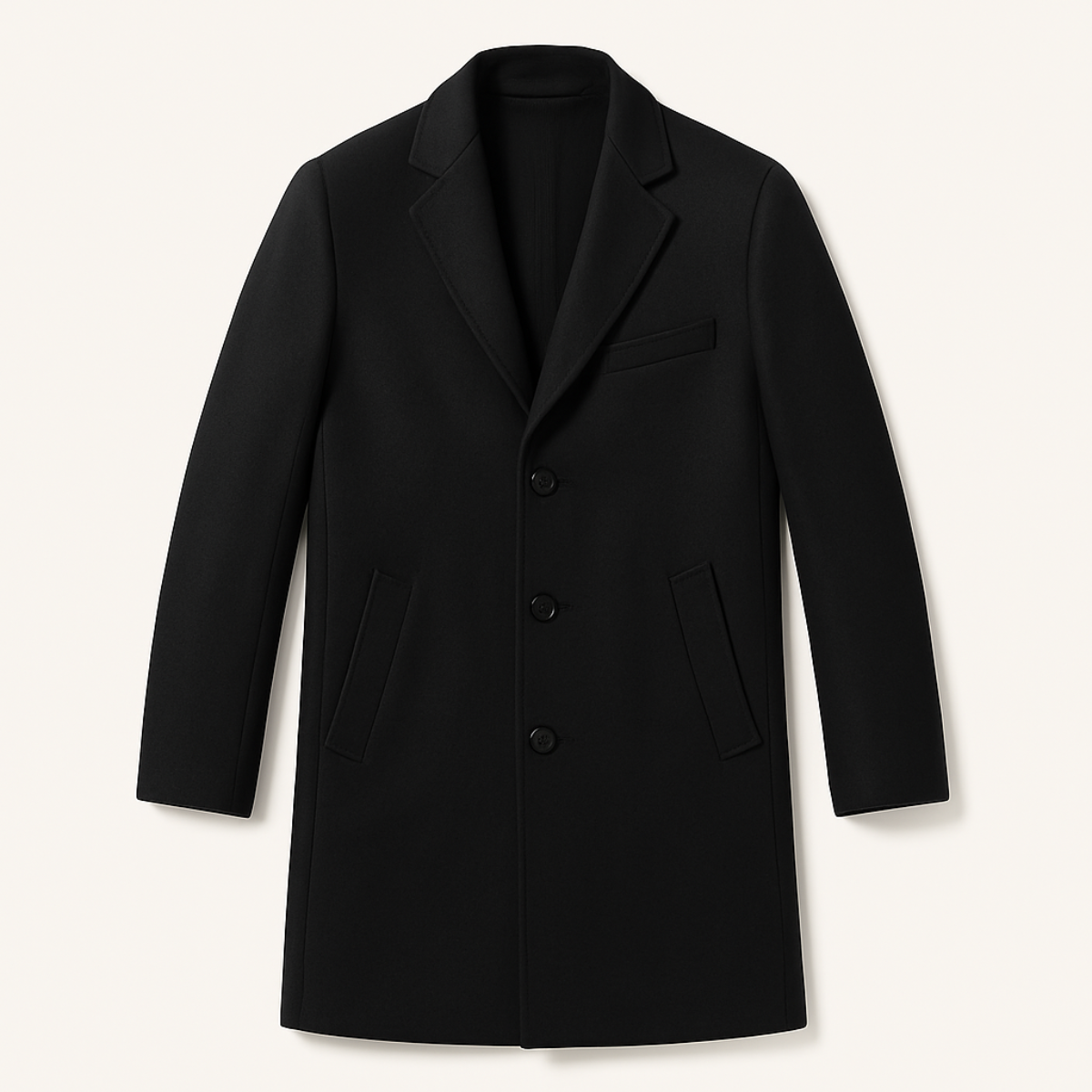 Dorchester™ | Manteau d’Hiver en Laine Gris Luxe