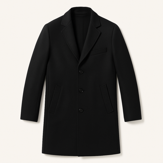 Dorchester™ | Manteau d’Hiver en Laine Gris Luxe