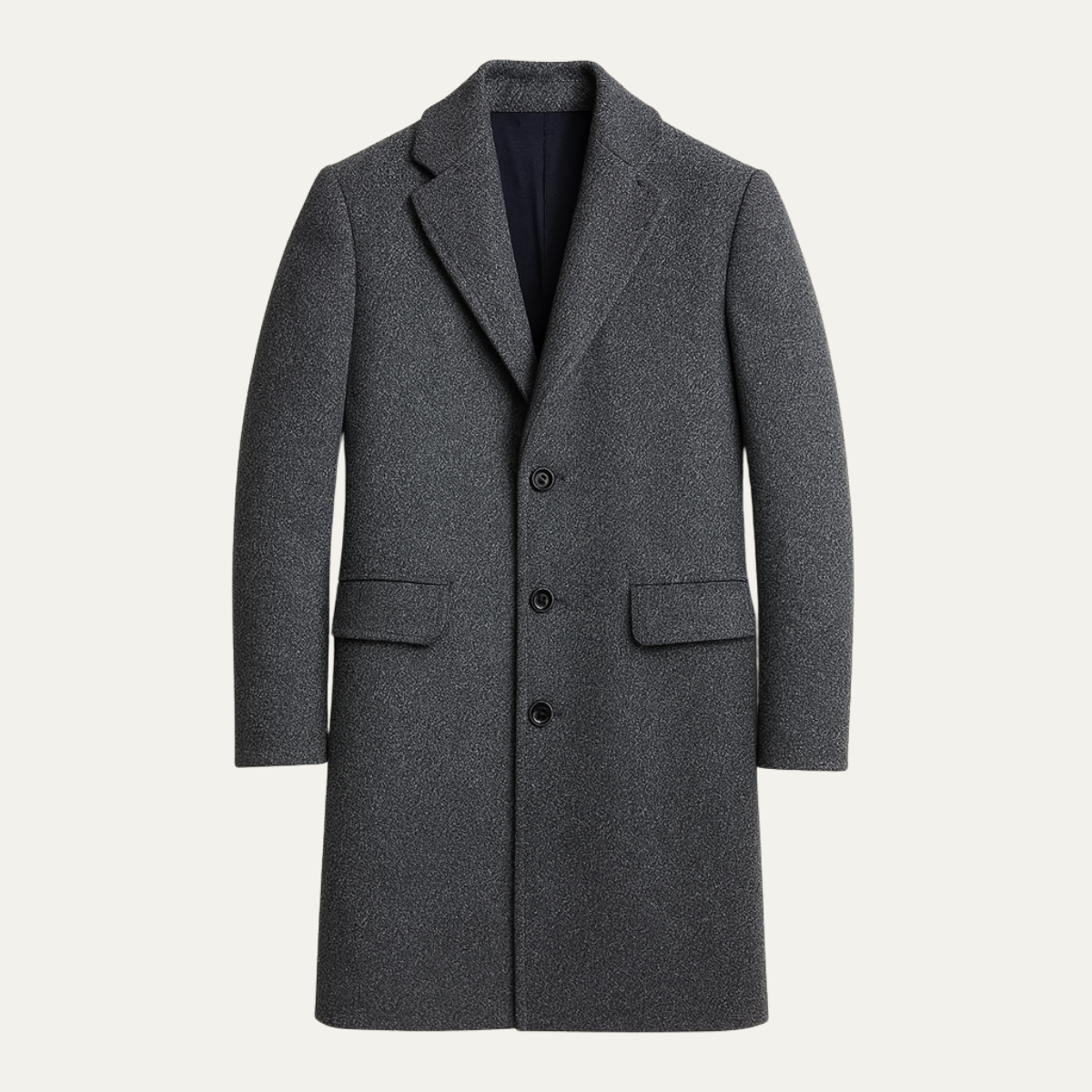Dorchester™ | Manteau d’Hiver en Laine Gris Luxe