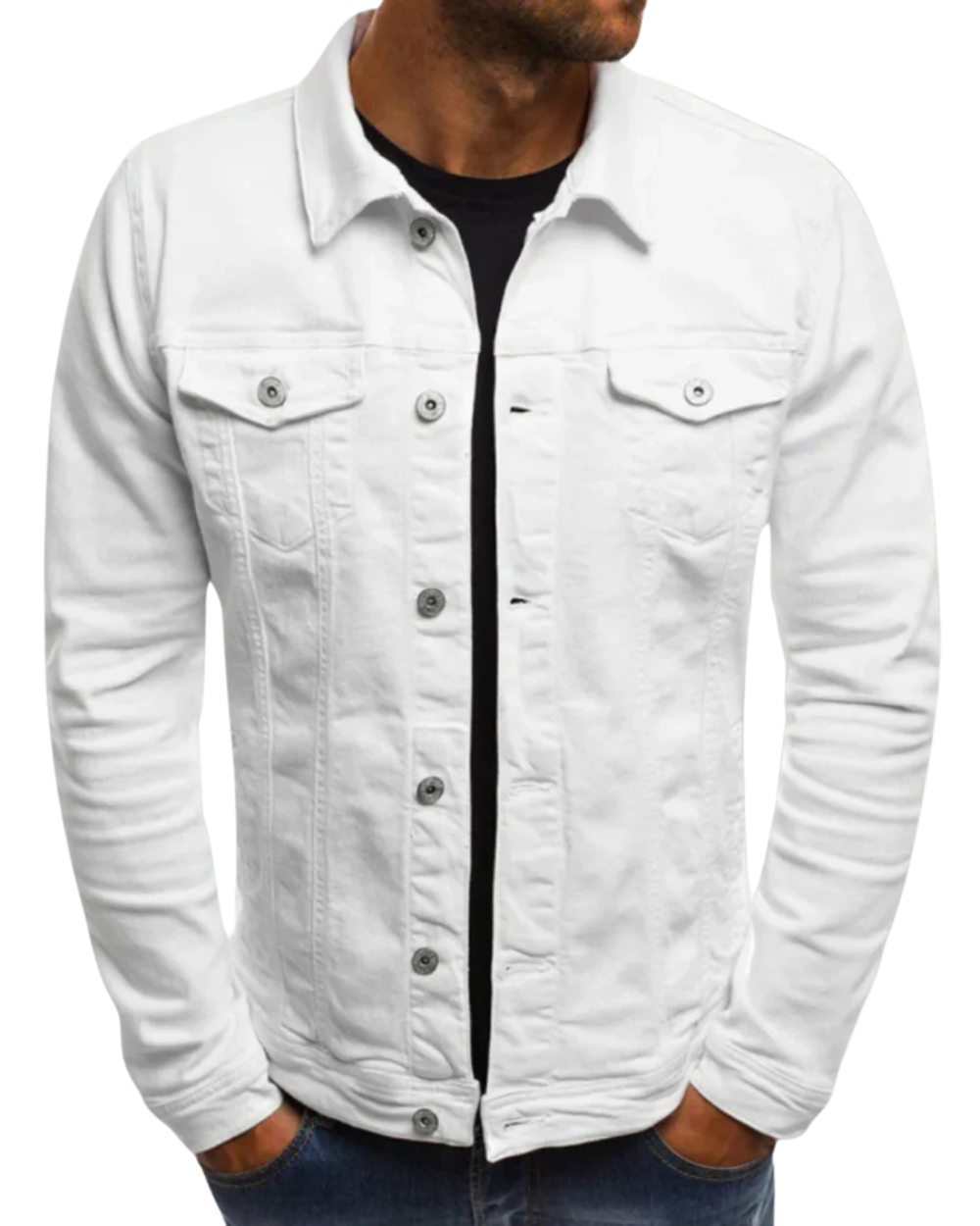 Cyril™ | Veste en Denim Tendance