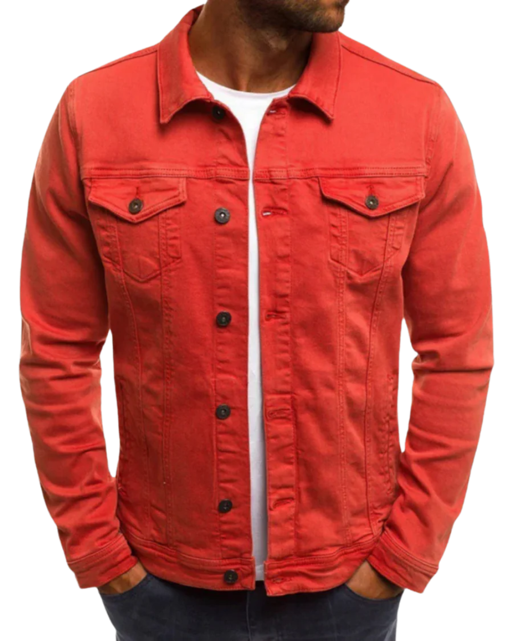 Cyril™ | Veste en Denim Tendance