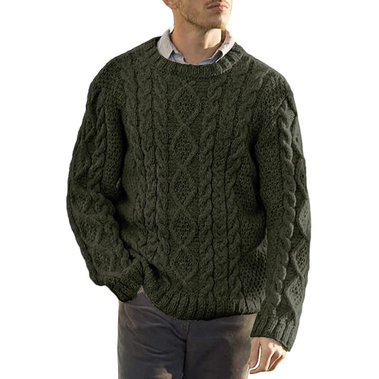 Ezra™ | Pull Élégant Ample en Laine Torsadée