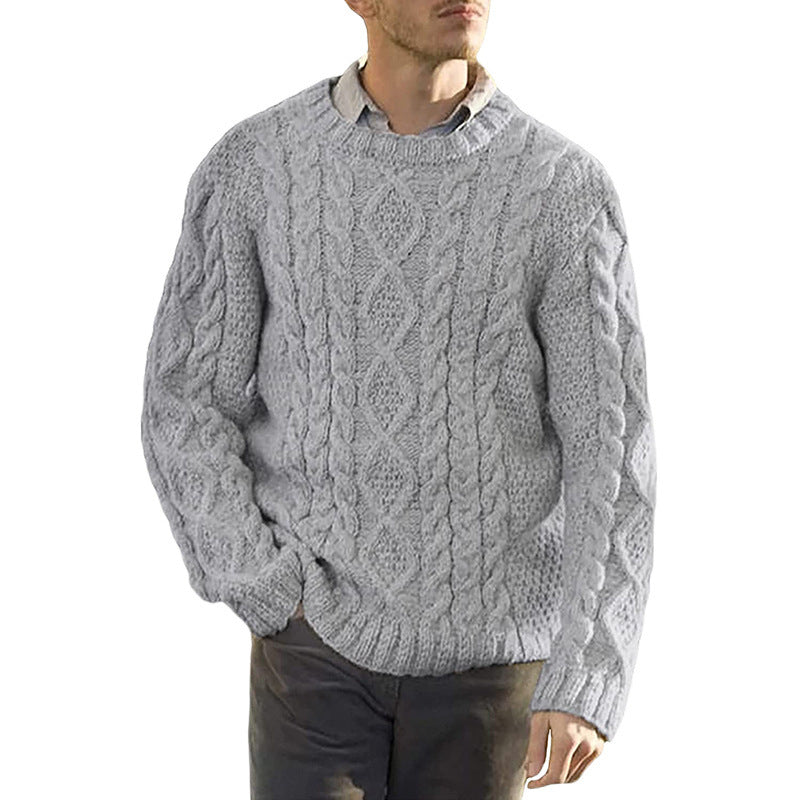 Ezra™ | Pull Élégant Ample en Laine Torsadée