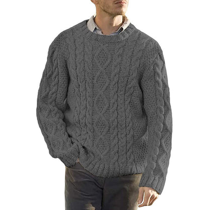 Ezra™ | Pull Élégant Ample en Laine Torsadée