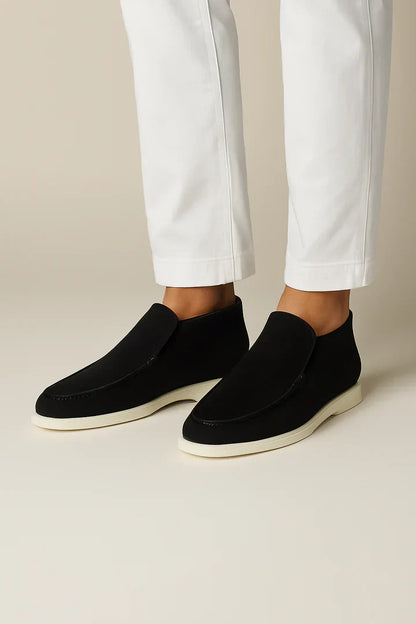 Norbert™ | Mocassins Montants en Daim Haut de Gamme