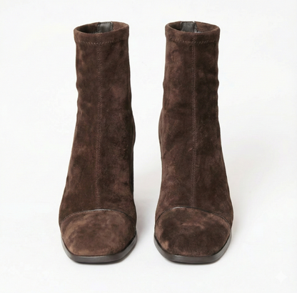 Isa™ | Bottines Élégantes à Talons Carrés