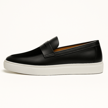 Hippolyte™ | Mocassins Homme en Daim Noir