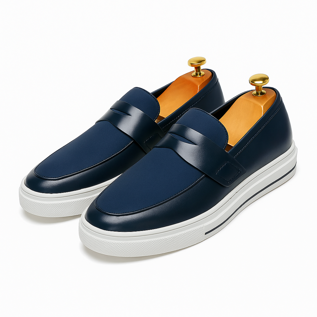 Hippolyte™ | Mocassins Homme en Daim Noir