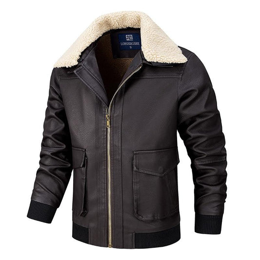 Éloi™ | Veste en Cuir Rétro de Luxe