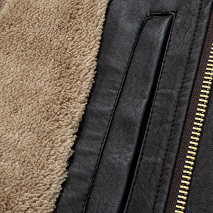 Éloi™ | Veste en Cuir Rétro de Luxe
